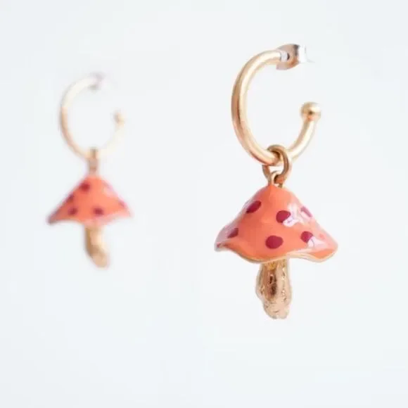 Zara Jewelry Mushroomdropearrings Poshmark